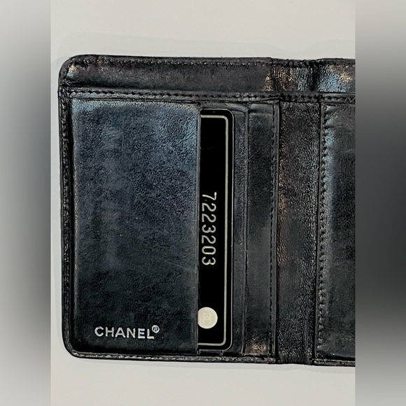 CHANEL—NYLON TRIFOLD WALLET—AUTHENTIC—GOOD CONDITION-CLASSIC & TIMELESS - Picture 9 of 16